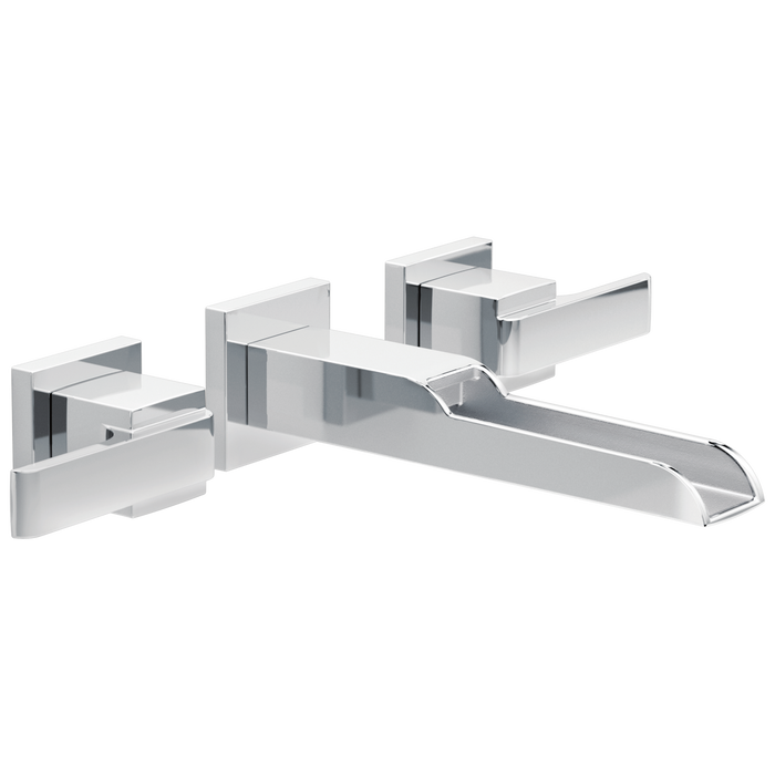 Delta T3568LF Ara Two Handle Wall Mount Channel Lavatory Faucet Trim