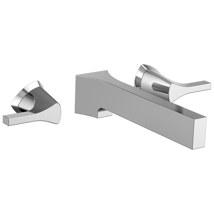 Delta T3574LF-WL Zura Two Handle Wall Mount Lavatory Faucet Trim