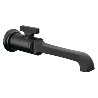 Delta Tetra: Single Handle Wall Mount Bathroom Faucet Trim