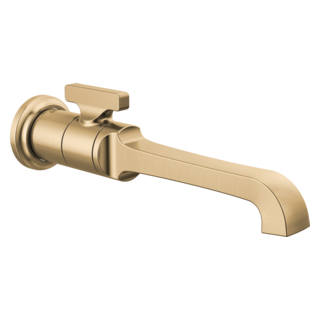 Delta Tetra: Single Handle Wall Mount Bathroom Faucet Trim