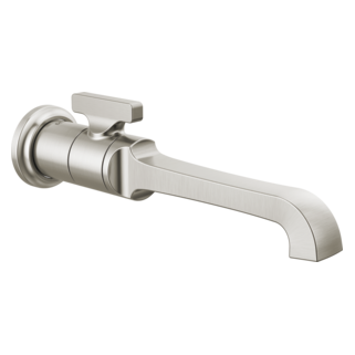 Delta Tetra: Single Handle Wall Mount Bathroom Faucet Trim
