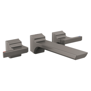 Delta Pivotal: Two Handle Wall Mount Bathroom Faucet Trim