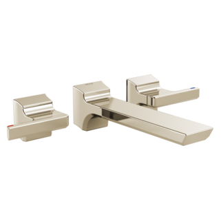 Delta Pivotal: Two Handle Wall Mount Bathroom Faucet Trim