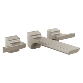 Delta Pivotal: Two Handle Wall Mount Bathroom Faucet Trim
