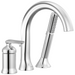 Delta Bonacci T3745 Three Hole Roman Tub Trim with Hand Shower - Lumicoat Chrome