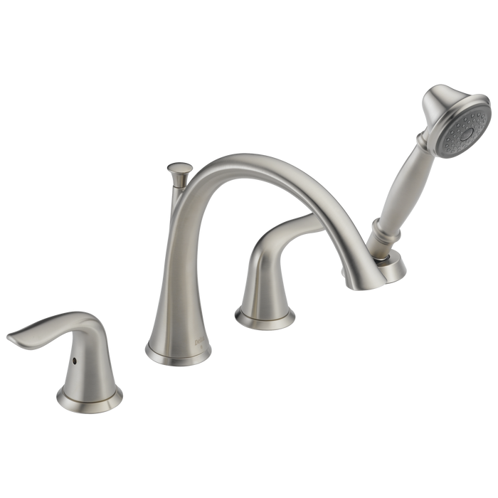 Delta T4738 Lahara Roman Tub with Handshower Trim