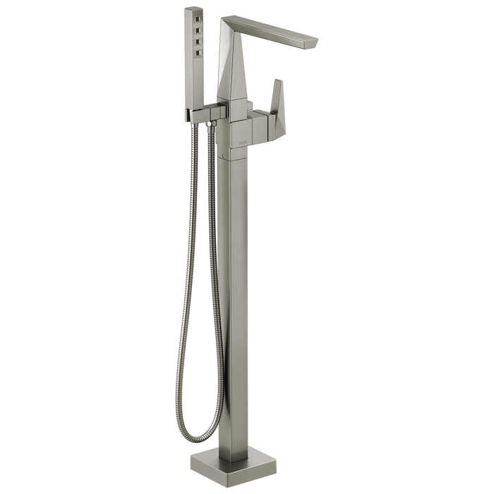 Delta Trillian: Single Handle Floor Mount Tub Filler Trim