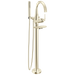 Delta Bonacci T4745-PN-PR Floor Mount Tub Filler Trim - Lumicoat Polished Nickel