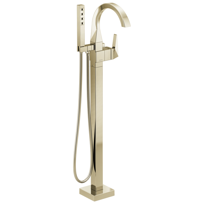 Delta Trillian: Single Handle Floor Mount Tub Filler Trim