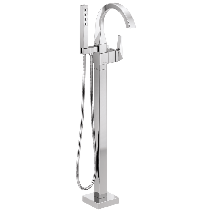 Delta Trillian: Single Handle Floor Mount Tub Filler Trim