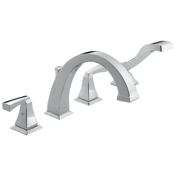 Delta T4751 Dryden Roman Tub with Hand Shower Trim