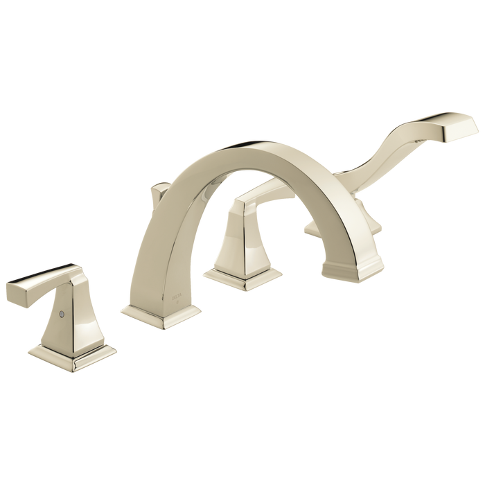 Delta T4751 Dryden Roman Tub with Hand Shower Trim