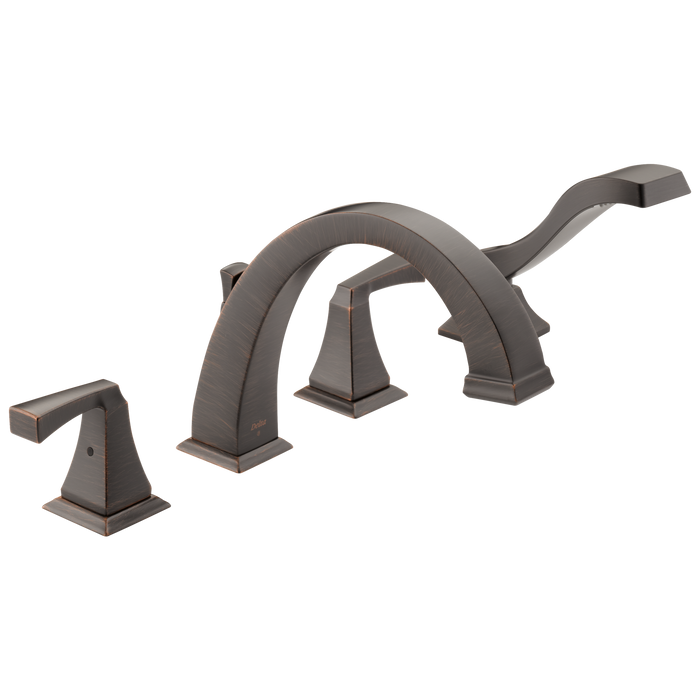 Delta T4751 Dryden Roman Tub with Hand Shower Trim
