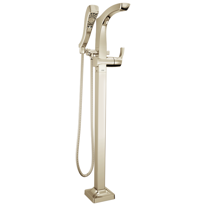 Delta T4752-FL Tesla Floor Mount Tub Filler Trim