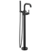 Delta Trinsic T4754 Floor Mount Tub Filler - Matte Black