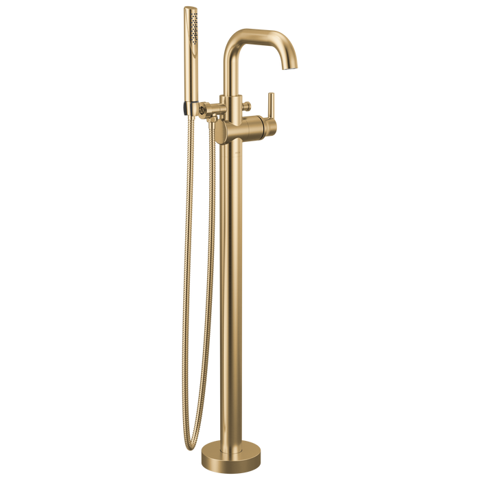 Delta Trinsic T4754 Floor Mount Tub Filler - Champagne Bronze