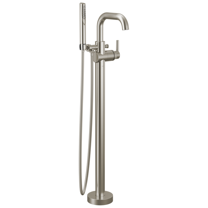 Delta Trinsic T4754 Floor Mount Tub Filler - Stainless