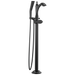 Delta Delta Dorval™: Single Handle Floor Mount Tub Filler Trim - Less Handle