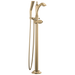 Delta Delta Dorval™: Single Handle Floor Mount Tub Filler Trim - Less Handle