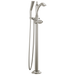 Delta Delta Dorval™: Single Handle Floor Mount Tub Filler Trim - Less Handle