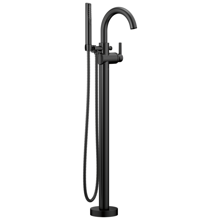 Delta T4759-FL Trinsic Contemporary Floor Mount Tub Filler Trim
