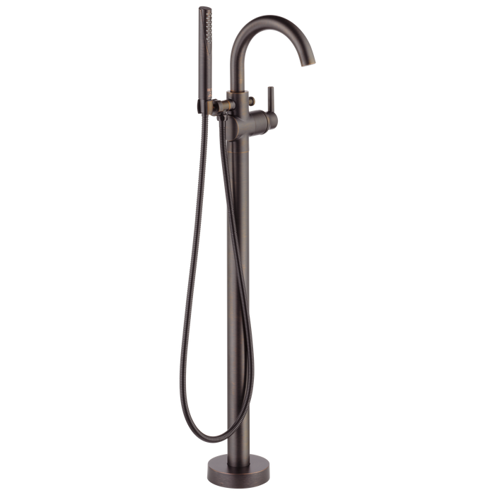 Delta T4759-FL Trinsic Contemporary Floor Mount Tub Filler Trim