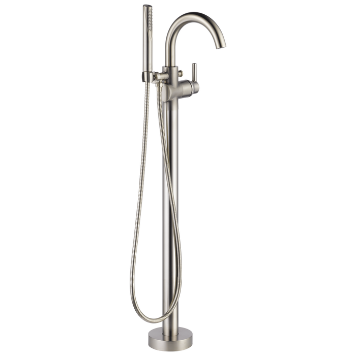 Delta T4759-FL Trinsic Contemporary Floor Mount Tub Filler Trim