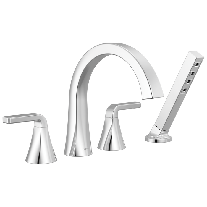 Delta Lineax T4762 Roman Tub Trim with Hand Shower - Chrome