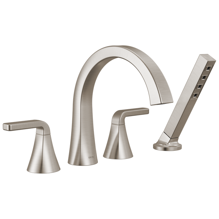 Delta Lineax T4762 Roman Tub Trim with Hand Shower - Stainless