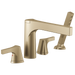Delta T4774 Zura 4-Hole Roman Tub with Handshower Trim