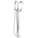 Delta Stryke T4777-PR Floor Mount Tub Filler Trim - Lumicoat Chrome