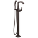 Single Handle Floor Mount Tub Filler Trim