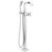 Delta Stryke T4777-PR Floor Mount Tub Filler Trim - Lumicoat Chrome