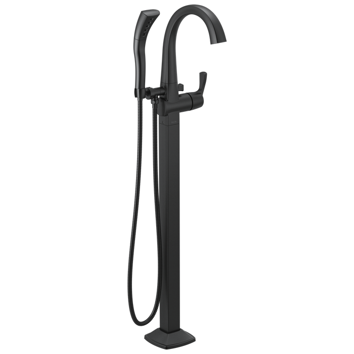 Delta Delta Stryke: Single Handle Floor Mount Tub Filler Trim