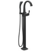 Single Handle Floor Mount Tub Filler Trim