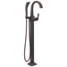 Single Handle Floor Mount Tub Filler Trim