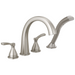Delta Stryke T4777 Roman Tub Trim with Hand Shower - Lumicoat Stainless