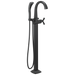 Single Handle Floor Mount Tub Filler Trim
