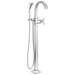 Delta Stryke T4777-PR Floor Mount Tub Filler Trim - Lumicoat Chrome