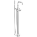 Delta Broderick: Floor Mount Tub Filler Trim- Less Handle
