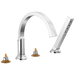 Delta Tetra: Roman Tub Trim with Hand Shower