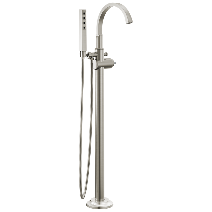Delta Tetra: Floor Mount Tub Filler Trim