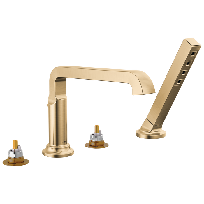 Delta Tetra: Roman Tub Trim with Hand Shower