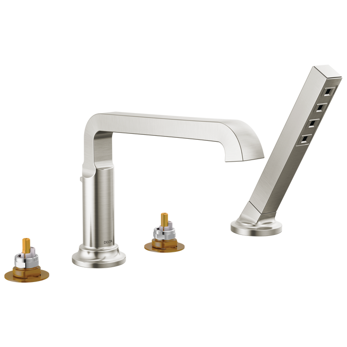 Delta Tetra: Roman Tub Trim with Hand Shower