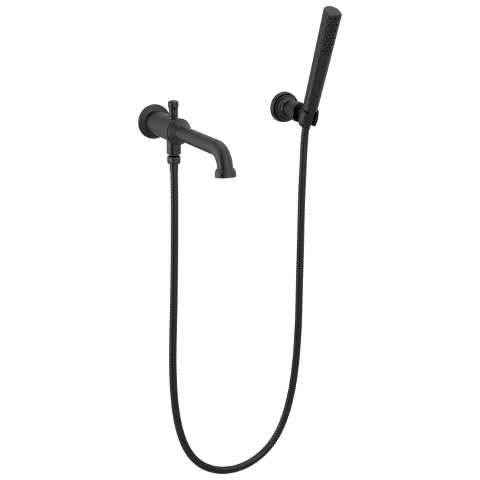 Delta Broderick: Wall Mount Tub Filler Trim with Hand Shower - Less Handles