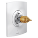 Brizo Kintsu: TempAssure Thermostatic Valve Only Trim - Less Handles