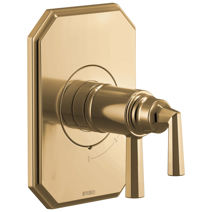 Brizo Beauclere T60065 TempAssure Thermostatic Valve Only Trim - Polished Gold