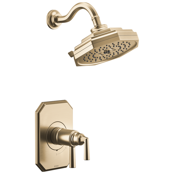 Brizo Beauclere T60265 TempAssure Thermostatic Shower Only Trim - Luxe Gold