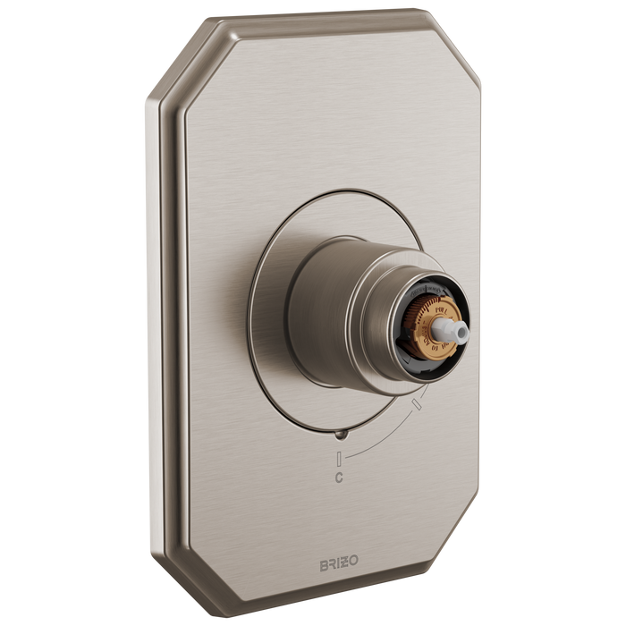 Brizo Beauclere T60P065 Pressure Balance Valve Only Trim - Less Handle - Luxe Nickel