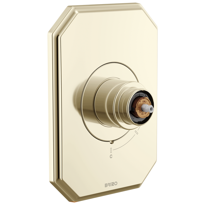 Brizo Beauclere T60P065 Pressure Balance Valve Only Trim - Less Handle - Polished Nickel